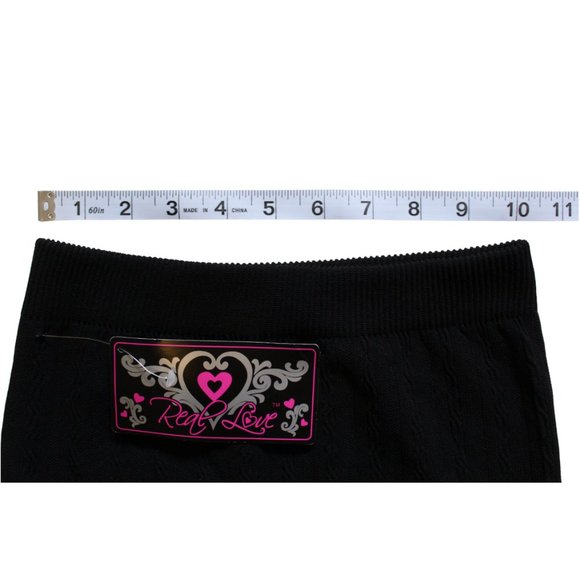 NWT Real Love Black Fleece Inside Leggings SZ 4-6X - Picture 5 of 6